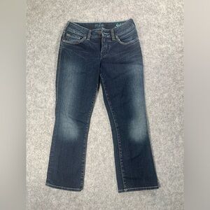 Vintage Silver Jeans Women's Dark Blue Denim